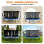 14FT Trampoline, Capacity 450 lbs for Kids & Adults