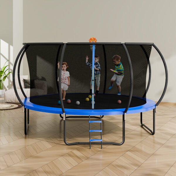 14FT Trampoline, Capacity 450 lbs for Kids & Adults