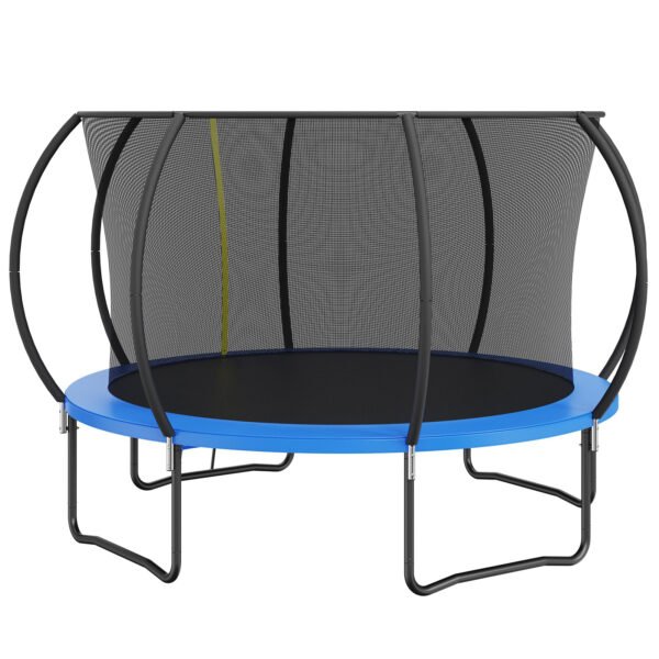 12FT Outdoor Trampoline, Capacity 400 lbs for Kids & Adults