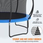12FT Outdoor Trampoline, Capacity 400 lbs for Kids & Adults