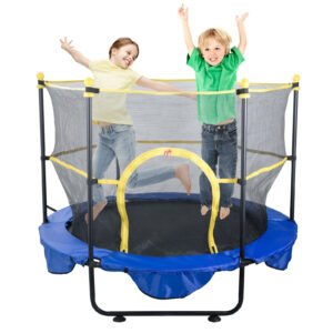 5FT Trampoline for Kids, with Safety Enclosure Net