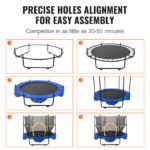 5FT Trampoline for Kids, with Safety Enclosure Net