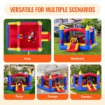 Inflatable Bounce House, Family Backyard Bouncy Castle