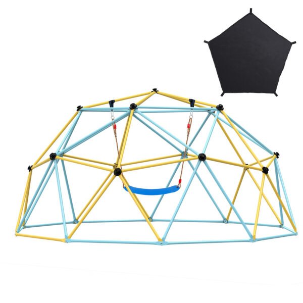 10FT Climbing Dome, Hammock & Swing, for Kids 3 to 10 Years Old