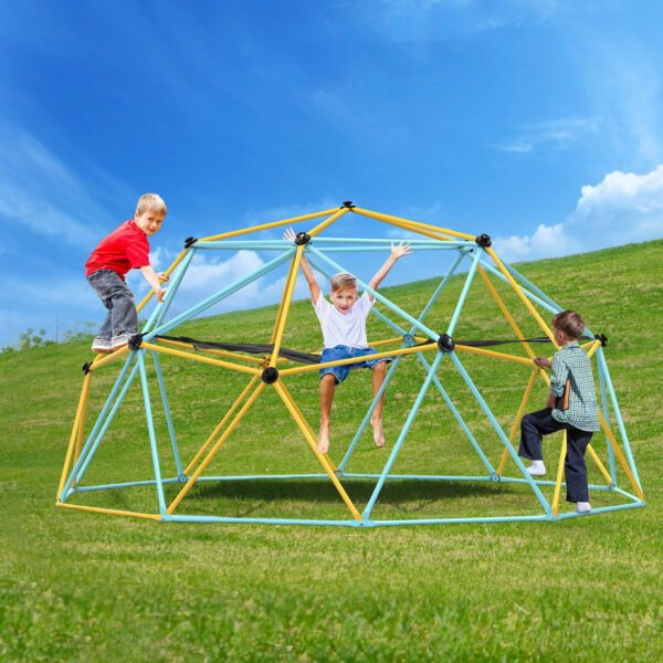 10FT Climbing Dome, Hammock & Swing, for Kids 3 to 10 Years Old