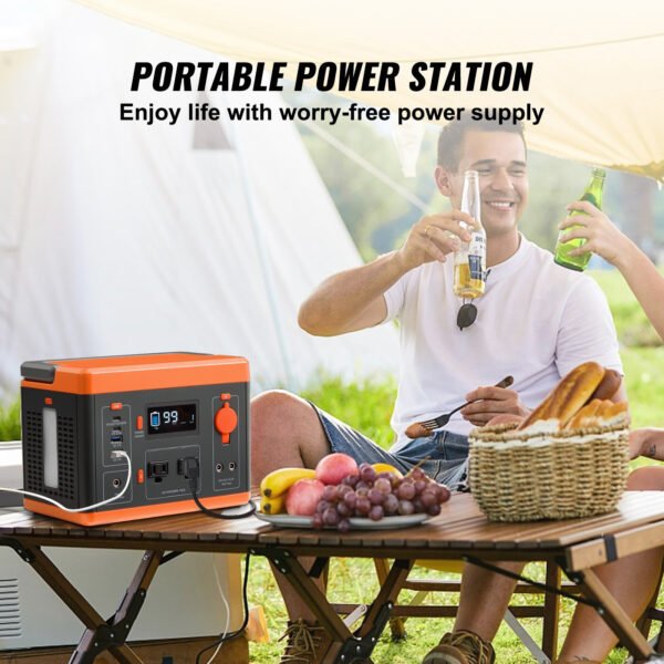 Portable Power Station 300W, 296Wh Solar Generator with Lithium Battery