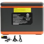 Portable Power Station 300W, 296Wh Solar Generator with Lithium Battery
