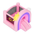 Family Backyard Bouncy Castle, Kids Jumping Bouncer for Ages 3-8