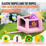 Family Backyard Bouncy Castle, Kids Jumping Bouncer for Ages 3-8