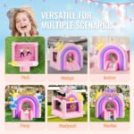 Family Backyard Bouncy Castle, Kids Jumping Bouncer for Ages 3-8