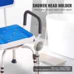 Adjustable 360 Degree Swivel Shower Chair, 400lbs Capacity