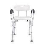 Adjustable Shower Seat with Back, 350 LBS Capacity